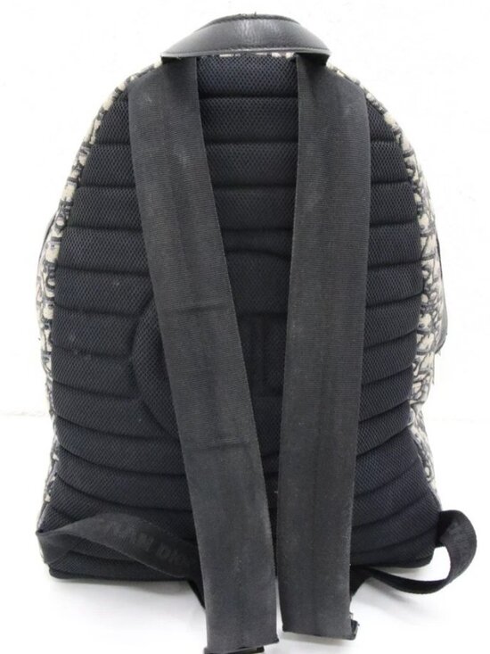 Dior Rider Oblique Jacquard Rider Backpack - Beige & Black main image 7